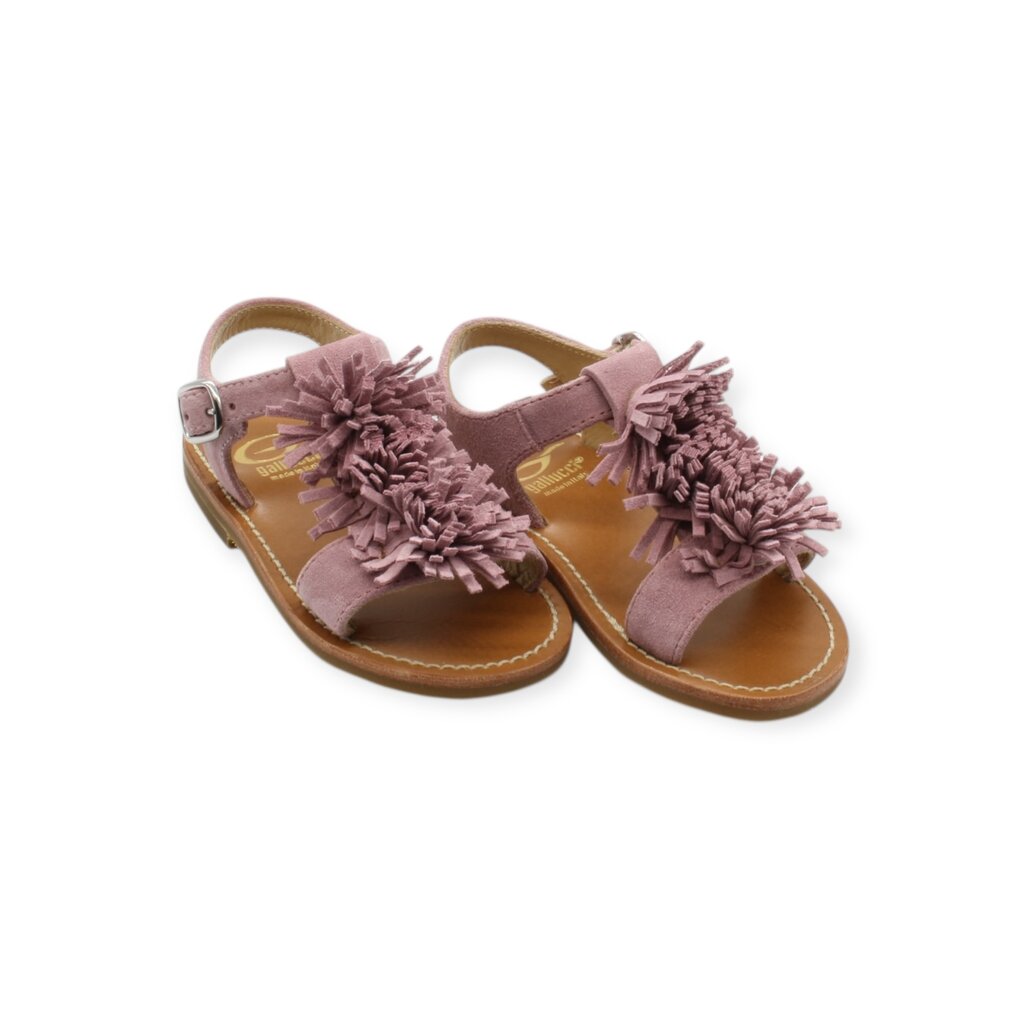 GALLUCCI GALLUCCI ETOILE SANDAL POMPOM SOFT PINK