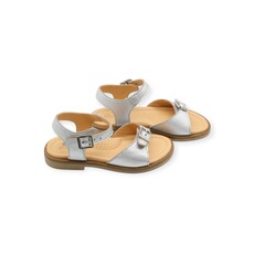 OCRA OCRA ETOILE CLASSIC SANDAL ROUGH ARGENTO