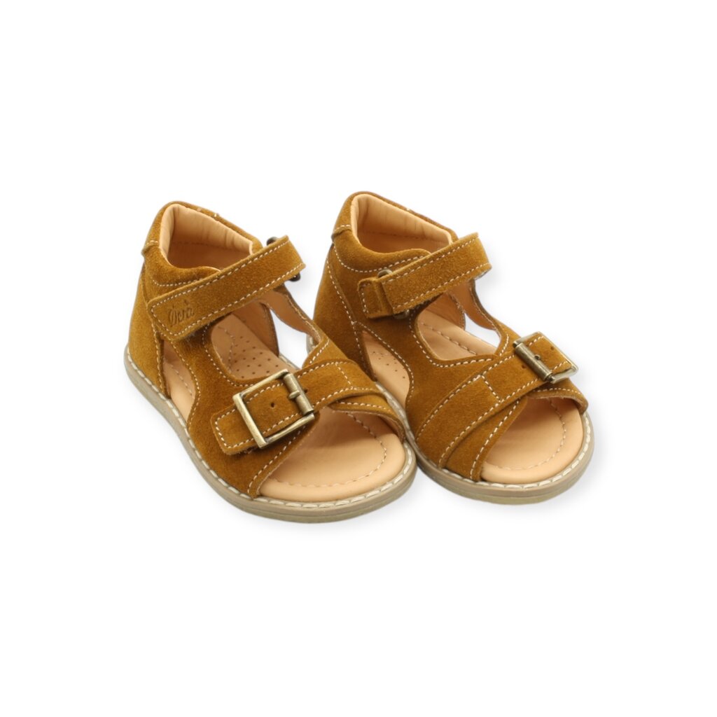 OCRA OCRA 210 MINI SANDAL VELCRO COGNAC