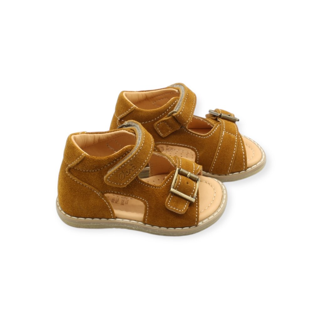 OCRA OCRA 210 MINI SANDAL VELCRO COGNAC