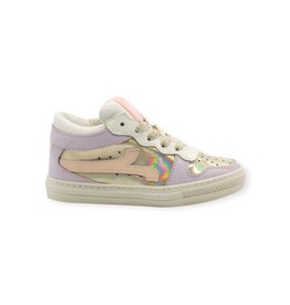 RONDINELLA RONDINELLA CLASSIC SNEAKER LILA GOLD PINK