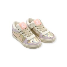 RONDINELLA RONDINELLA CLASSIC SNEAKER LILA GOLD PINK
