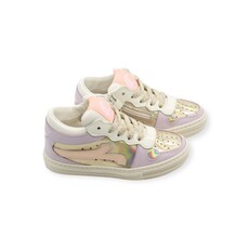 RONDINELLA RONDINELLA CLASSIC SNEAKER LILA GOLD PINK