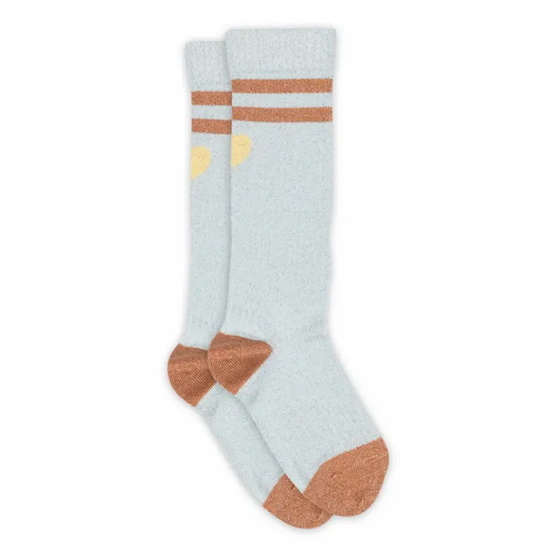 MP DENMARK MP ELGA GLITTER KNEE SOCKS SKYRIDE