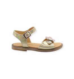 RONDINELLA RONDINELLA SANDAL LITTLE FLOWER GOLD PINK