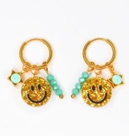 FEESTBEEST KIDS FEESTBEEST KIDS OORBEL GOLDEN SMILEY