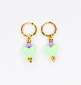 FEESTBEEST KIDS FEESTBEEST KIDS OORBEL SWEETHEART MINT