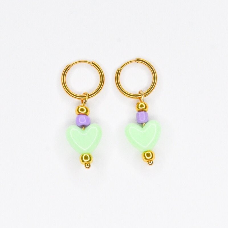 FEESTBEEST KIDS FEESTBEEST KIDS OORBEL SWEETHEART MINT