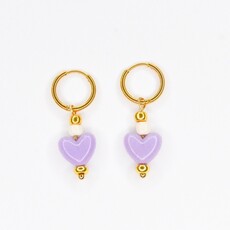 FEESTBEEST KIDS FEESTBEEST KIDS OORBEL SWEETHEART PURPLE