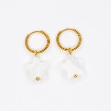 FEESTBEEST KIDS FEESTBEEST KIDS OORBEL WHITE STAR