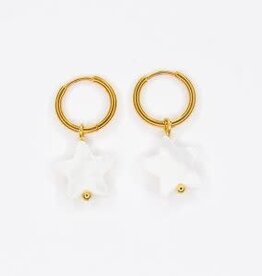 FEESTBEEST KIDS FEESTBEEST KIDS OORBEL WHITE STAR