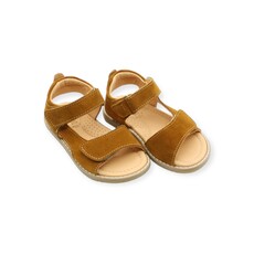 OCRA OCRA 211 BAPTISTE SANDAL VELCRO COGNAC