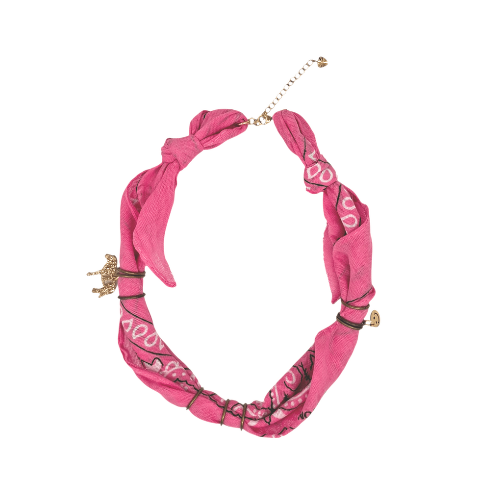 FEESTBEEST KIDS FEESTBEEST KIDS BANDANA KETTING ROZE