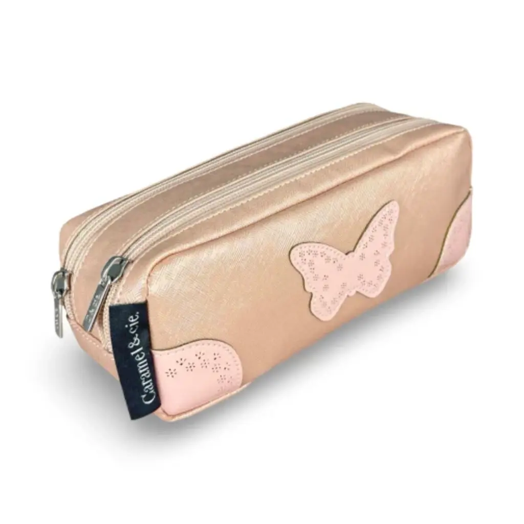 CARAMEL & CIE C&C TROUSSE DOUBLE PEARL BLUSH OXFORD