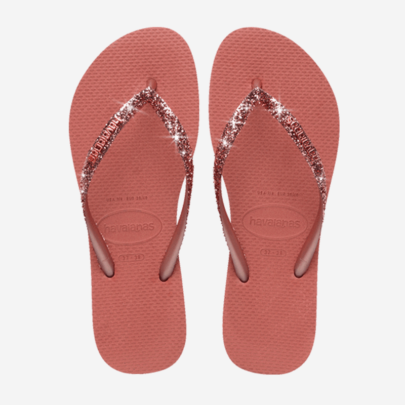 HAVAIANAS HAVAIANAS SLIM GLITTER CANYON CLAY
