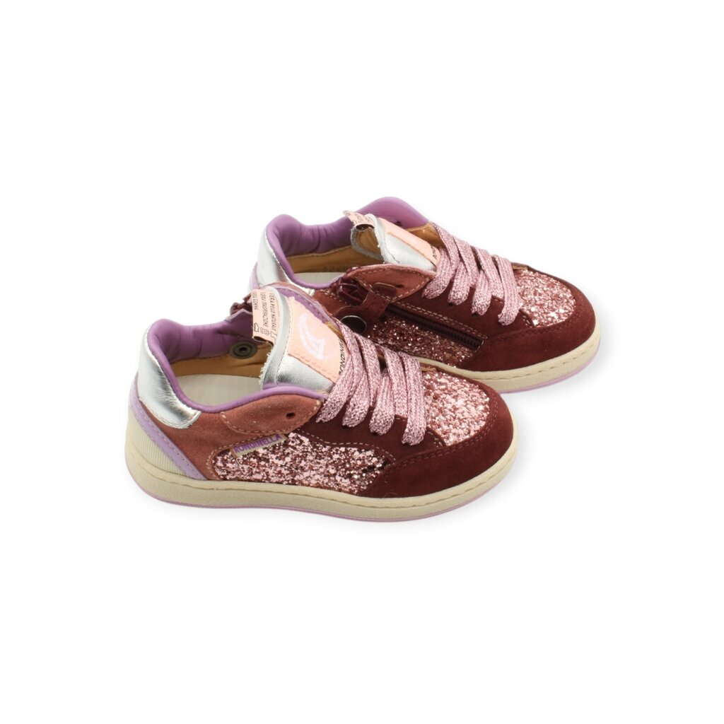RONDINELLA RONDINELLA GLITTER SNEAKER BORDEAUX