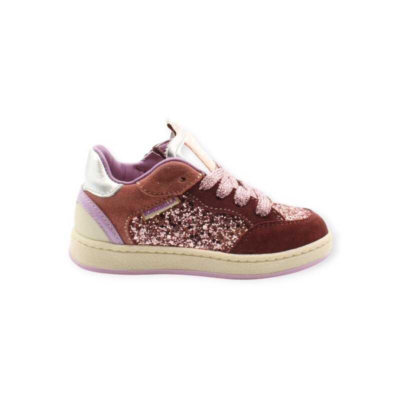 RONDINELLA RONDINELLA GLITTER SNEAKER BORDEAUX