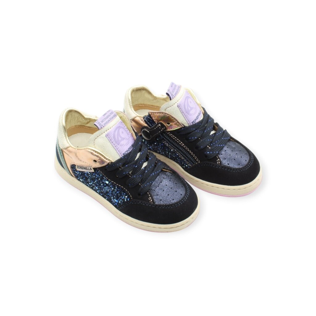 RONDINELLA RONDINELLA GLITTER SNEAKER MIDNIGHT BLUE