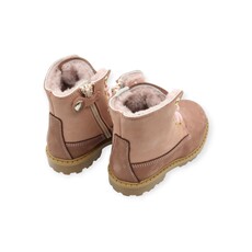 RONDINELLA RONDINELLA FURRED BOOT ROSA ANTICO