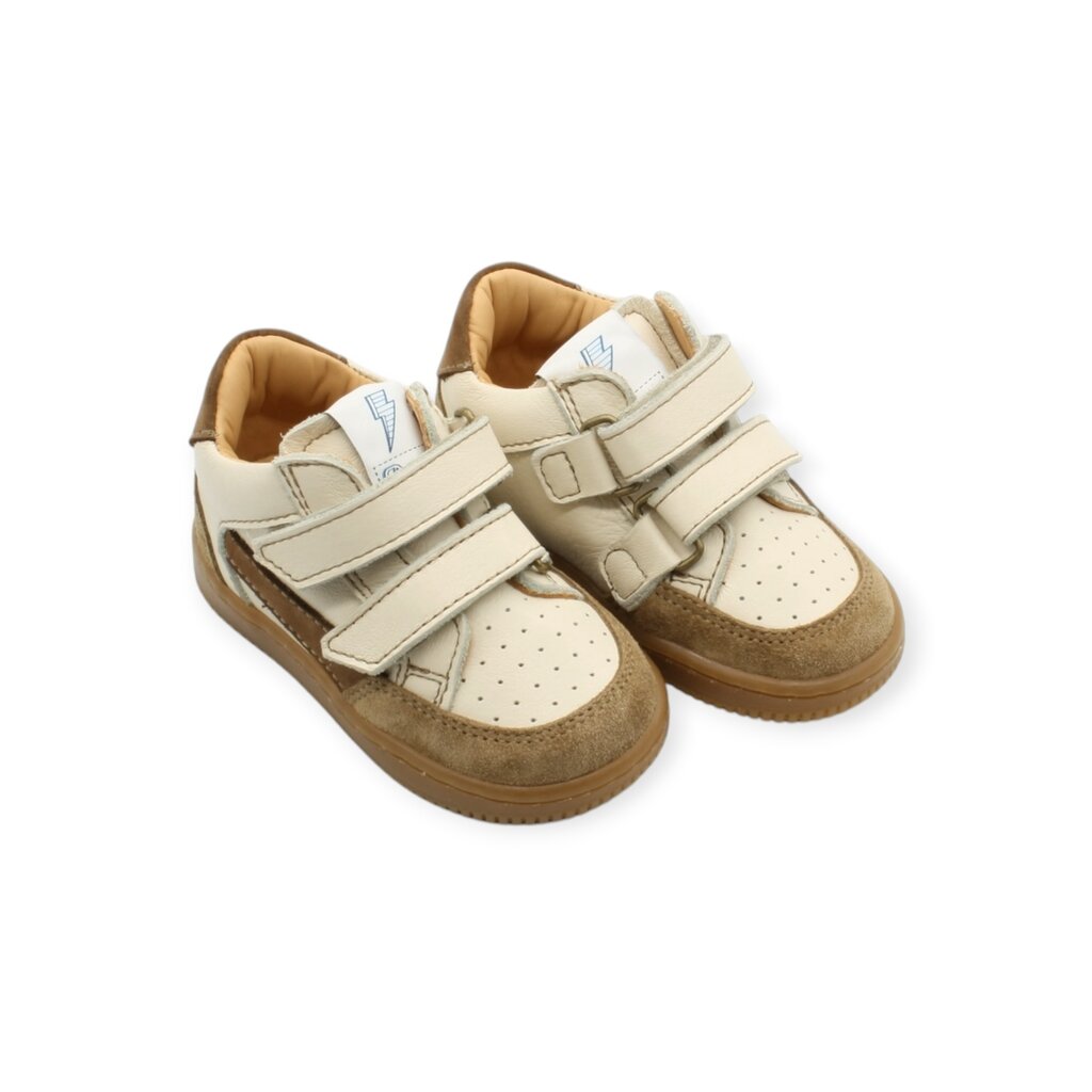 OCRA OCRA CLASSIC FIRST SNEAKER VELCRO BROWN
