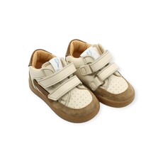 OCRA OCRA CLASSIC FIRST SNEAKER VELCRO BROWN