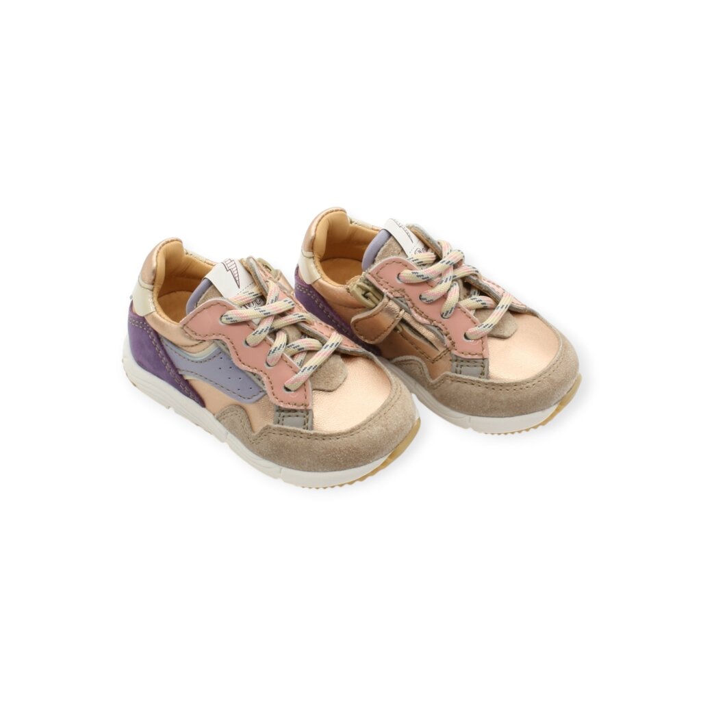 OCRA OCRA FIRST JULIA SNEAKER GOLD PINK
