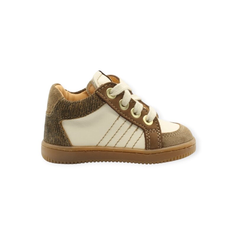 OCRA OCRA CLASSIC FIRST SNEAKER BROWN BEIGE
