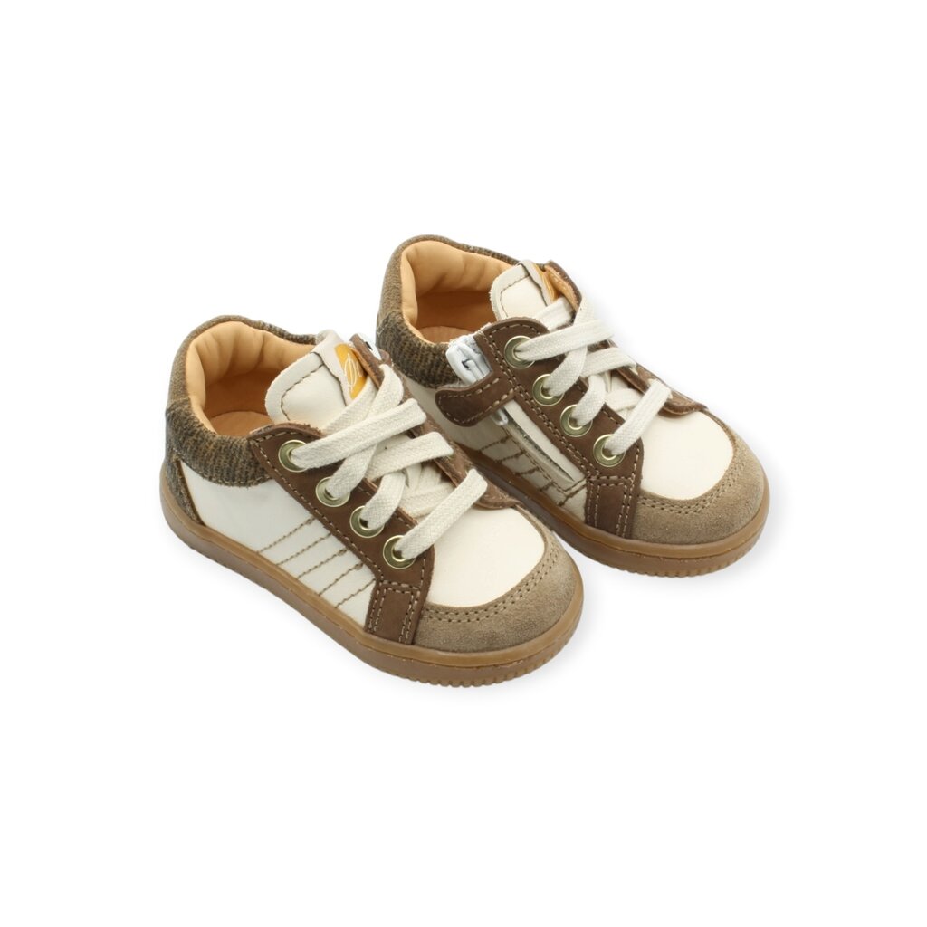 OCRA OCRA CLASSIC FIRST SNEAKER BROWN BEIGE
