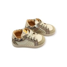 OCRA OCRA CLASSIC FIRST SNEAKER ECRU LEOPARD
