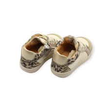 OCRA OCRA CLASSIC FIRST SNEAKER ECRU LEOPARD