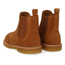 ANGULUS ANGULUS BROGUE CHELSEA BOOT COGNAC