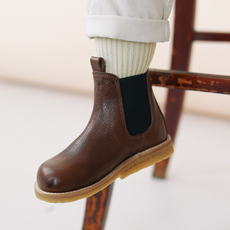 ANGULUS ANGULUS CHELSEA BOOT BROWN