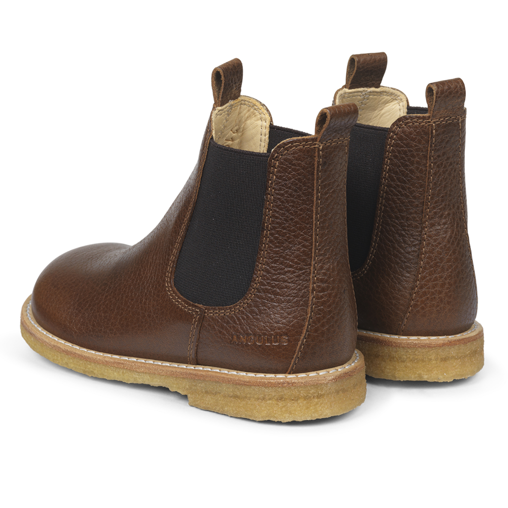 ANGULUS ANGULUS CHELSEA BOOT BROWN
