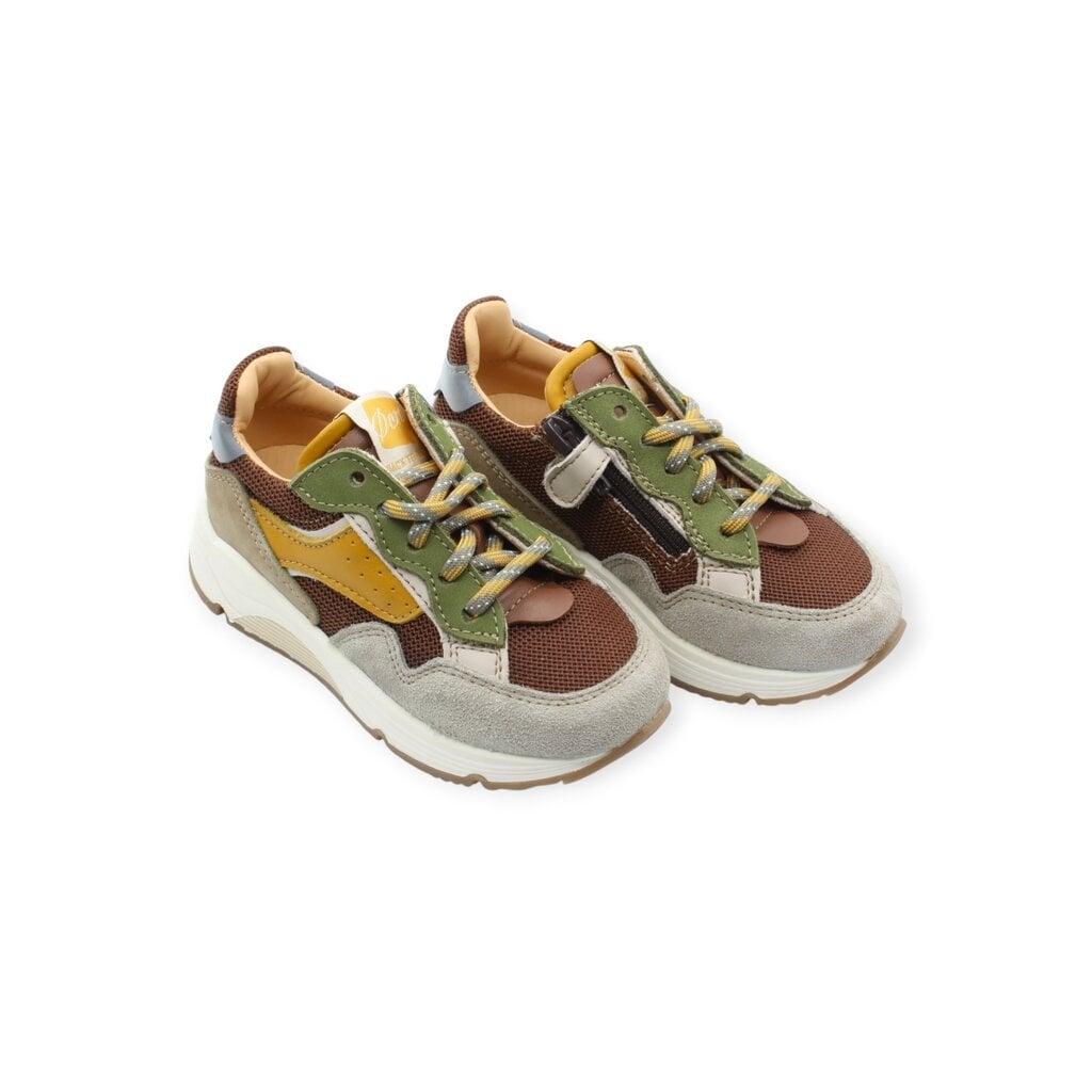OCRA OCRA GEORGE SNEAKER KAKI BROWN