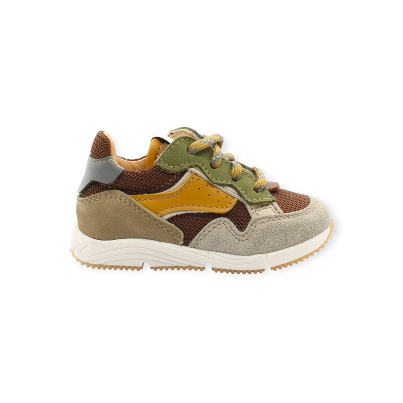 OCRA OCRA FIRST GEORGE SNEAKER KAKI BROWN