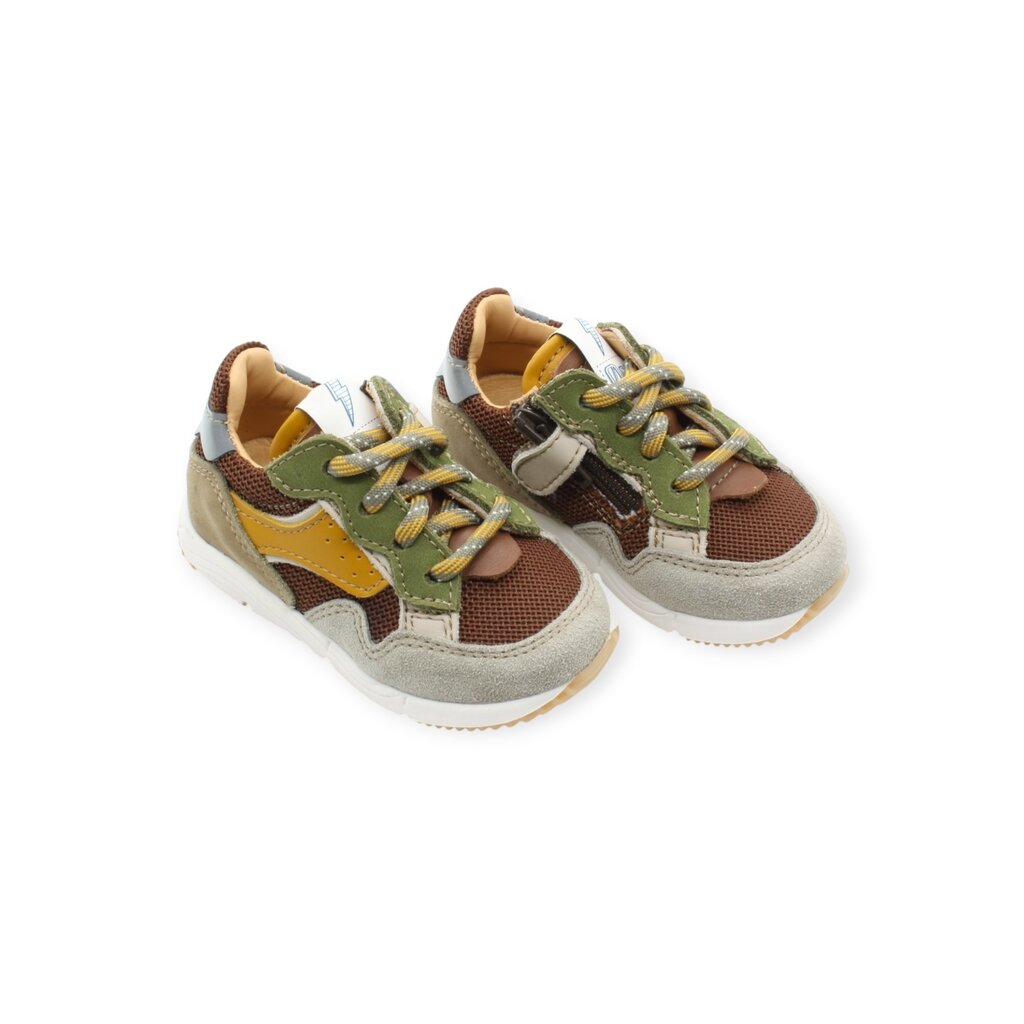 OCRA OCRA FIRST GEORGE SNEAKER KAKI BROWN