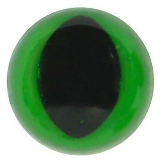 Veiligheids kattenogen 12mm 495 groen 10st