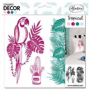 Stempels Decor Tropical