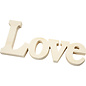 Decoratie Woord "Love" afm 23x10cm, dikte 15mm