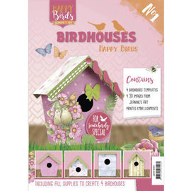 Birdhouses Vogelhuisjes boek 1 Jeanine's Art Happy Birds