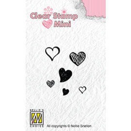 Clear Stamps Mini Hearts