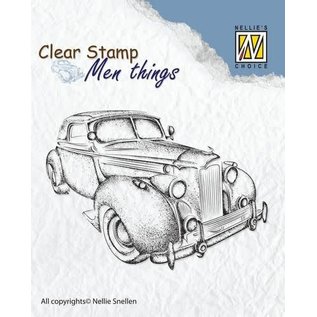 Clearstamp Nellie's Choice Men things Oldtimer