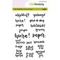 Clearstamps A6 - handletter - geluksmomenten