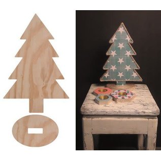 Deco Wood Christmas Tree +/-35cm