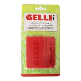 Gelli Arts - Mini printing tool set, 3 delig