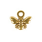 Rayher Metalen mini hangertjes Bij 11x10mm Goud