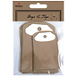 Tags with Bags, 4,7x7,5cm+6,3x10,2cm, 6st.