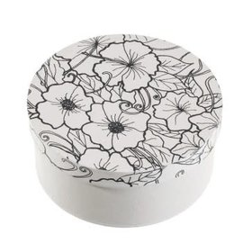 DoodleArt Hibiskus box rond