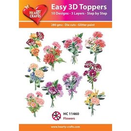 Easy 3D set Flowers