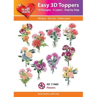 Easy 3D set Flowers